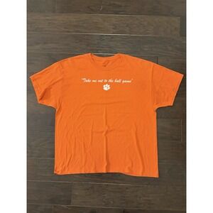 Men's Orange Clemson Tigers Baseball Comfort Wash T-Shirt Extra Large